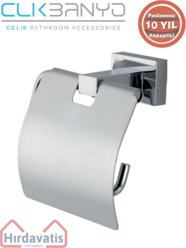 Çelik Banyo Paslanmaz Pirinç Kenzo Geni? Kapaklı Kağıtlık - Image 1
