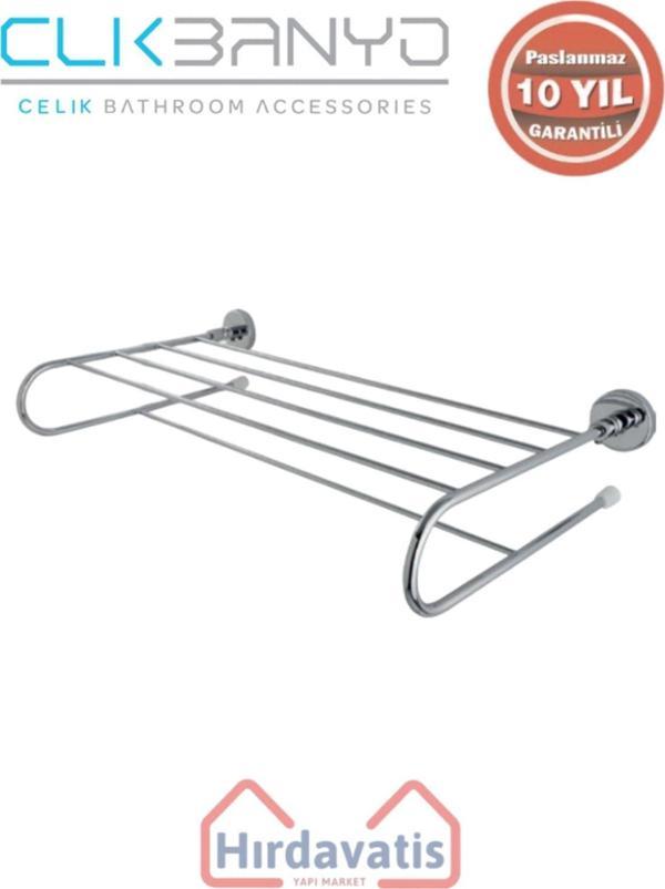 Çelik Banyo Paslanmaz Pirinç Dilek Raf Havluluk 45Cm - Image 1