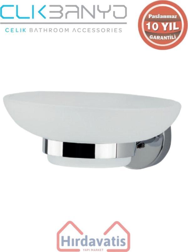 Çelik Banyo Paslanmaz Pirinç Dilek Sabunluk - Image 1