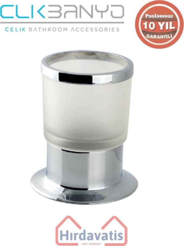 Çelik Banyo Paslanmaz Pirinç Dilek Set Üstü Fırçalık - Image 1