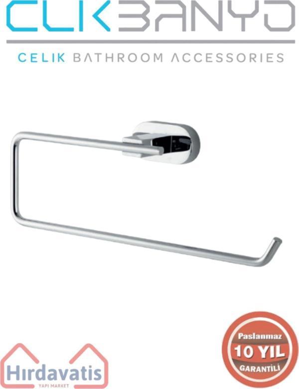 Çelik Banyo Paslanmaz Pirinç Zirve Açık Kağıt Havluluk - Image 1
