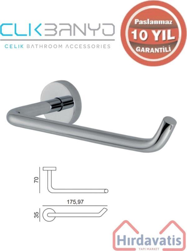 Çelik Banyo Paslanmaz Pirinç Eser Açık Kağıtlık - Image 1