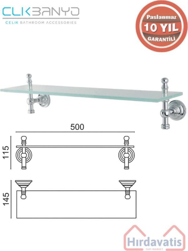 Çelik Banyo Paslanmaz Pirinç Ottoman Etejer 10 Yıl Garantili - Image 1