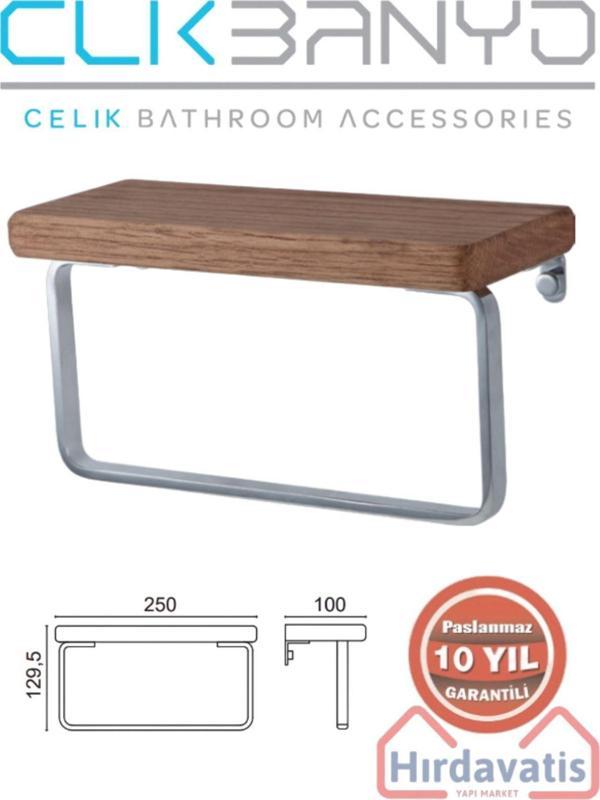 Çelik Banyo Paslanmaz Pirinç Selvi Havluluk - Image 1