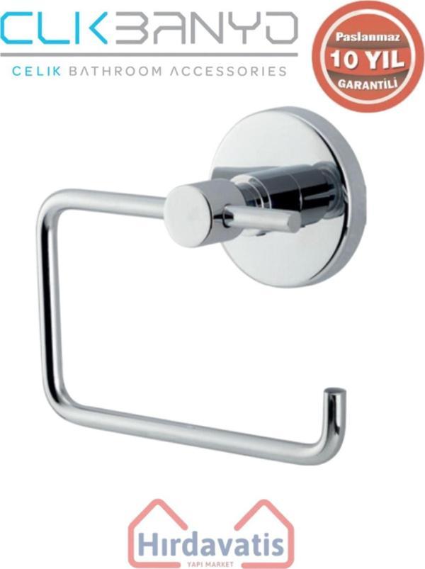 Çelik Banyo Paslanmaz Pirinç Flora Açık Kağıtlık - Image 1