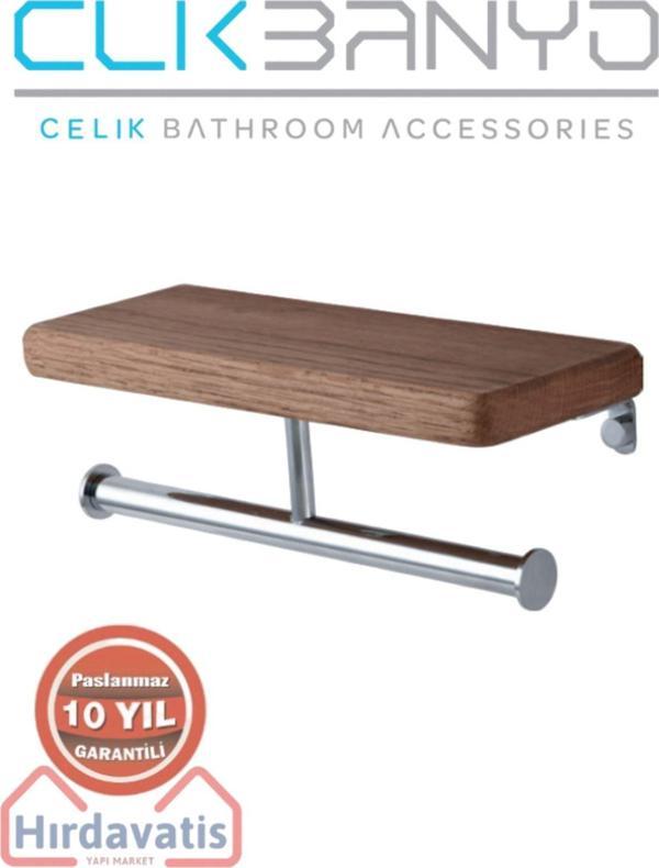 Çelik Banyo Paslanmaz Pirinç Selvi İkili Kağıtlık - Image 1