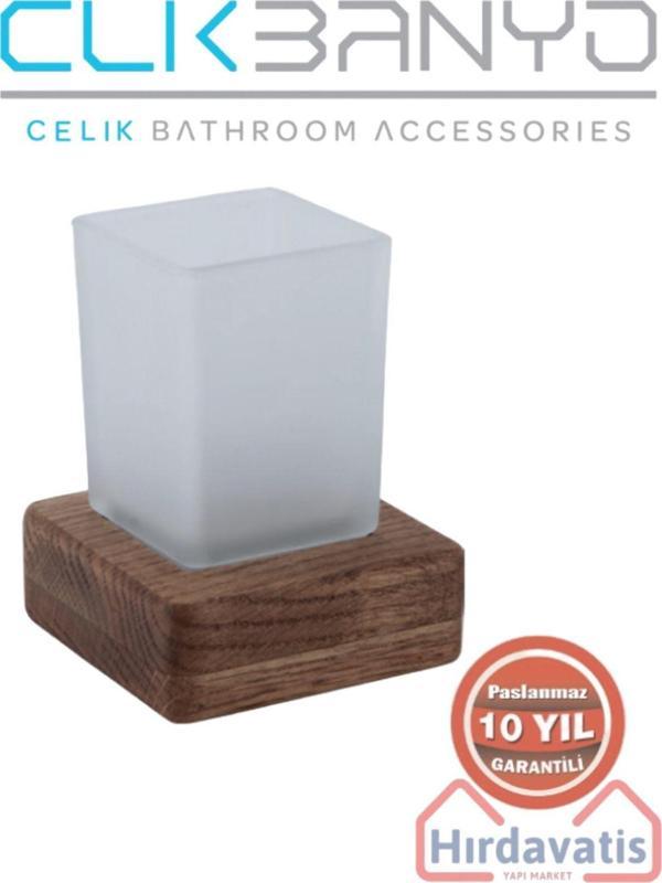 Çelik Banyo Paslanmaz Pirinç Selvi Set Üstü Di? Fırçalık - Image 1