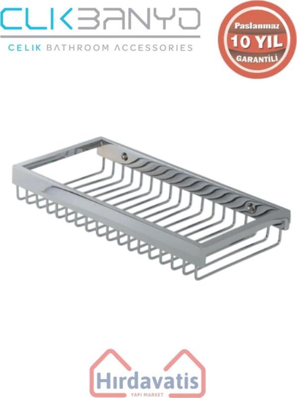 Çelik Banyo Paslanmaz Pirinç Kumru Lama Șampuanlık Tekli 15X25 - Image 1