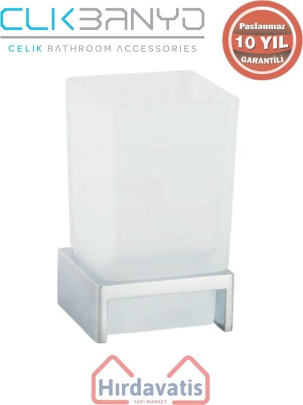 Çelik Banyo Paslanmaz Pirinç Kumru Set Üstü Diș Fırçalık - Image 1