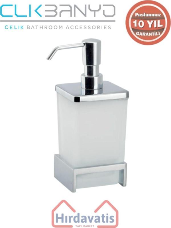 Çelik Banyo Paslanmaz Pirinç Kumru Set Üstü Sıvı Sabunluk - Image 1