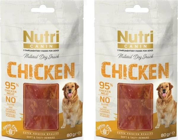 Tavuklu Fileto Tahılsız Köpek Ödülü 80 Gr. x 2 Adet - Image 1