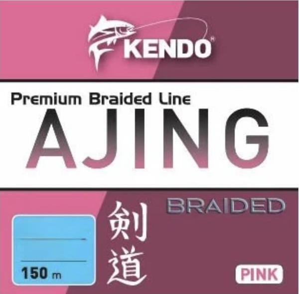 Kendo Ajing Premium Braided Line Pink 150m Örgü İp 0.055mm - Image 1