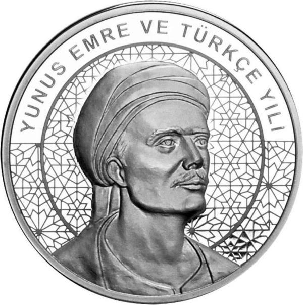 AgaKulche Yunus Emre Gümüş Sikke Coin - Image 1