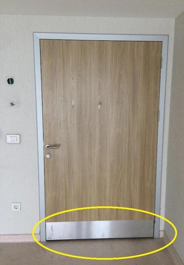 2 ADET - Kapı altı Koruması BEYAZ - Alaminyum - Image 1