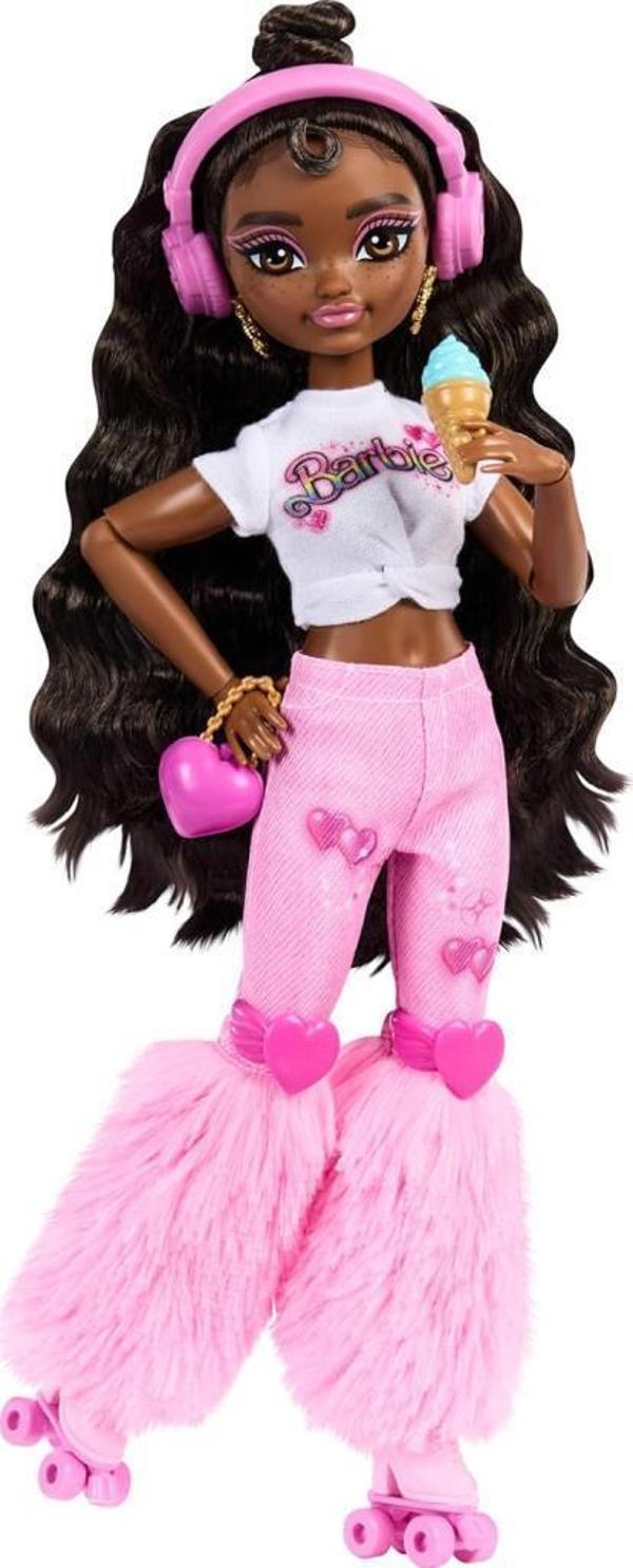 Barbie Dream Besties Paten Partisi Brooklyn Bebek ve Aksesuarları JFX97 - Image 1