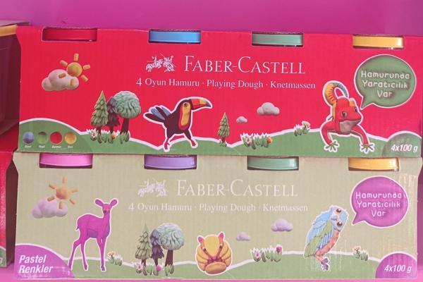 Faber Castell 4 'lü Oyun Hamuru (2 'li Paket ) - Image 1