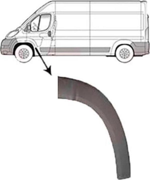 ÖN KAPI ÇAMURLUK AĞIZ BAKALİT SOL BOXER 3-JUMPER 3-DUCATO 3 2006- 8545.FG-1617347480 - Image 1