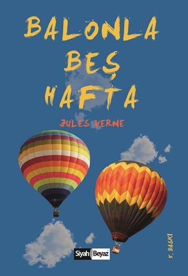 Balonla Beş Hafta - Siyah Beyaz - Image 1