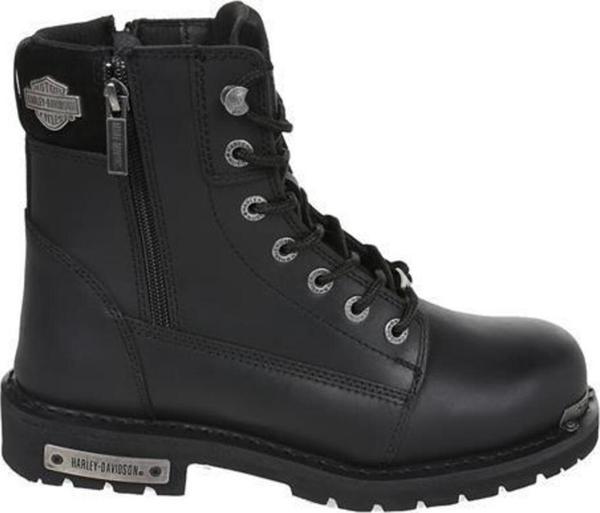 Harley Davidson Lyon Siyah Erkek Hakiki Deri Bot - Image 1