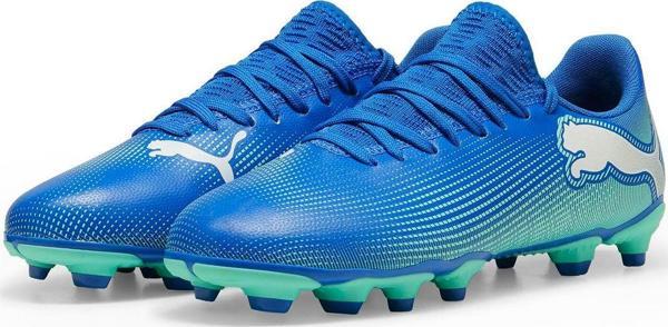 Puma Future 7 Play Fg/Ag Jr Çocuk Mavi Futbol Krampon 10794901 - Image 1