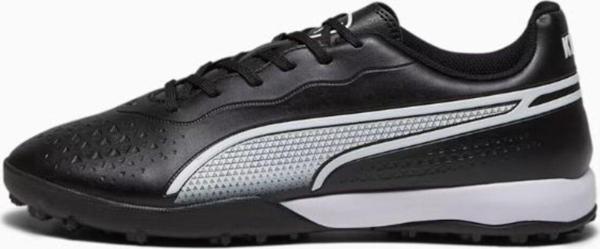 Puma Erkek Halı Saha Futbol Ayakkabısı Kıng Match Tt Black- White 10726001 - Image 1