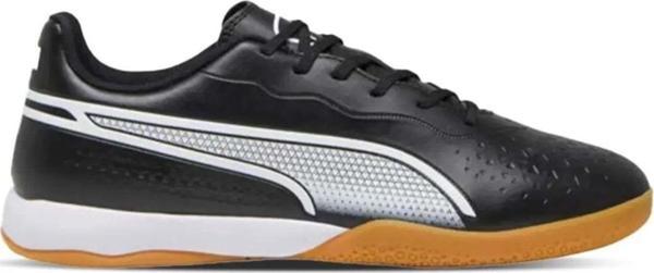 Puma King Match It 107261-01 Profesyonel Futsal Tenis Salon Ayakkabısı Siyah - Image 1