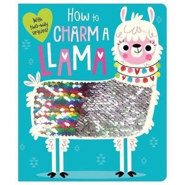 How to Charm a Llama (two-way sequin board book) - Make Believe Ideas - Image 1