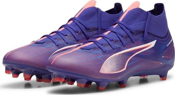 Puma Ultra Match 5 Plus Fg Erkek Mor Çim Saha Kramponu - Image 1