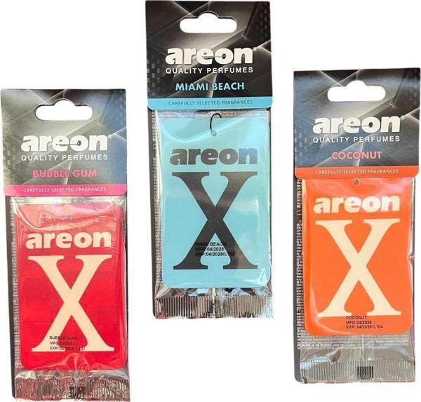 Areon X Süper Karma 3'Lü Set Oto Araç Kokuları - Image 1