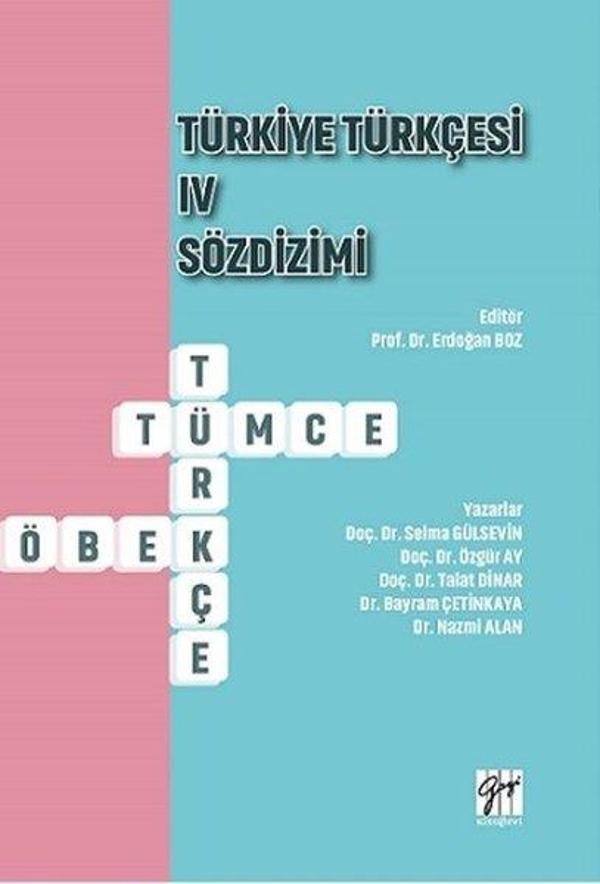 Türkiye Türkçesi 4-Sözdizimi - Gazi Kitabevi - Image 1
