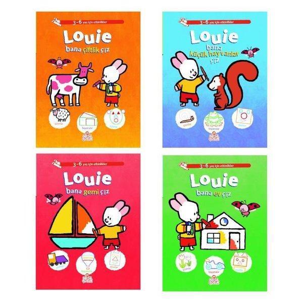Louie Etkinlik Dizisi Seti-4 Kitap Takım - Nesil Çocuk Yayınları - Image 1