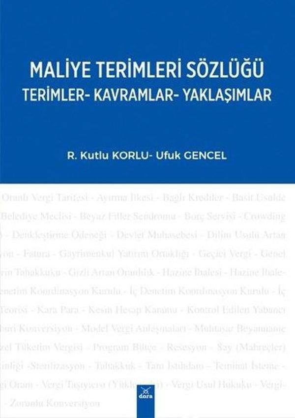 Maliye Terimleri Sözlüğü: Terimler-Kavramlar-Yaklaşımlar - Dora Yayıncılık - Image 1
