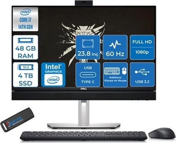 Dell Optıplex 7420 Plus Intel® Core™ I7 14700 48GB Ddr5 4tb SSD 23.8\ - Image 1