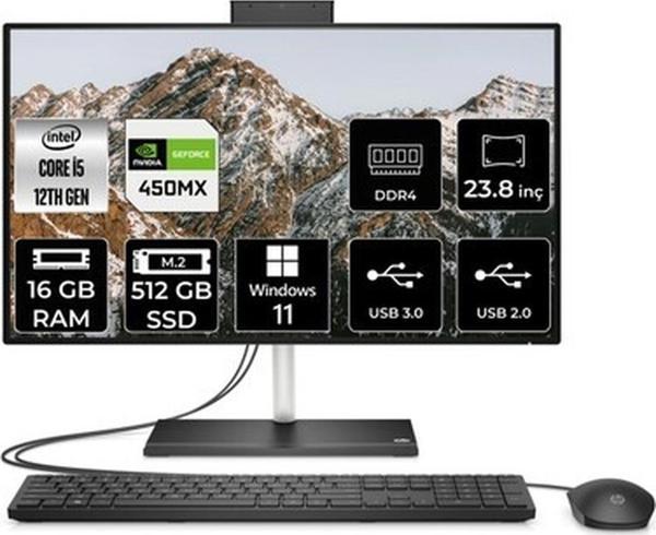 Hp 24-CB1013NT Intel Core I5 1235U 16GB 512GB SSD MX450/2GB 23.8\ - Image 1