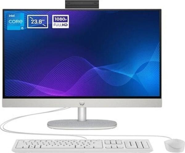 HP 24-cr0053nt 80C03EA Intel Core i5-1335U 16GB DDR4 512GB SSD 23.8 inç Full HD FreeDos Beyaz All In One Bilgisayar - Image 1