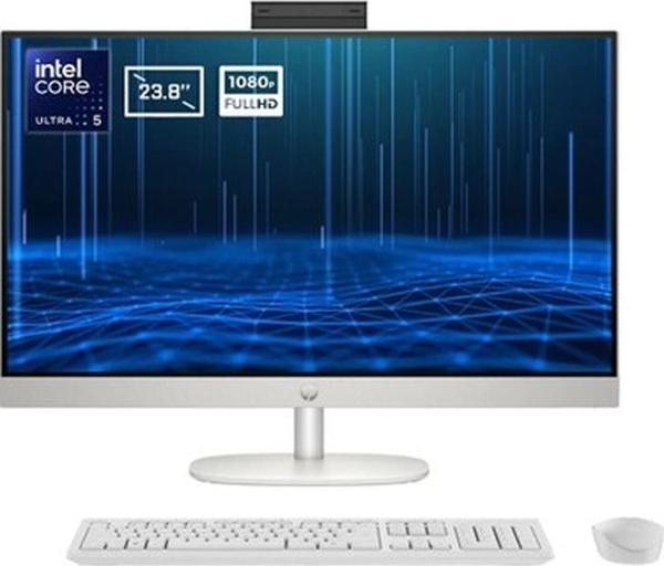 HP 24-cr1021nt B05RSEA Intel Core Ultra 5 125U 16GB DDR5 512GB SSD 23.8 inç Full HD FreeDos Beyaz All In One Bilgisayar - Image 1