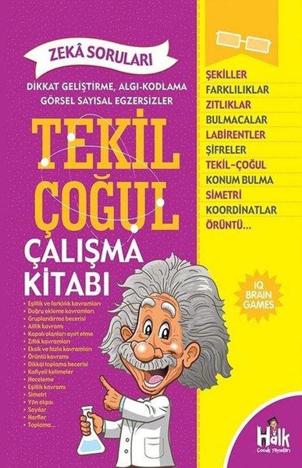 Tekil Çoğul Çalışma Kitabı - Halk Kitabevi Yayınevi - Image 1