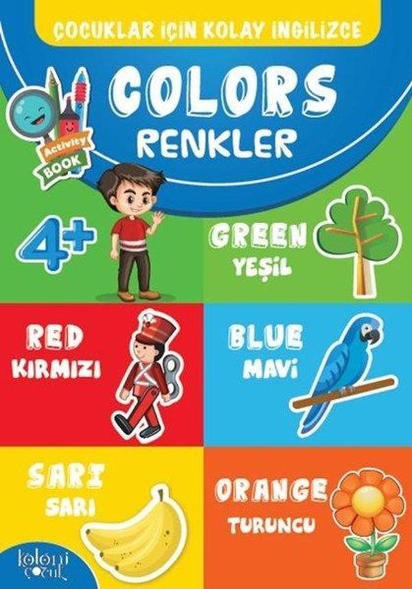Colors-Çocuklar İçin Kolay İngilizce - Koloni Çocuk Yayınları - Image 1