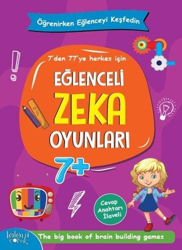 Süper Zeka Oyunları-Mor Kitap 7+ - Koloni Çocuk Yayınları - Image 1