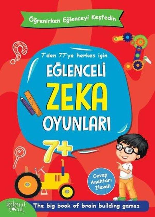 Süper Zeka Oyunları-Kırmızı Kitap 7+ - Koloni Çocuk Yayınları - Image 1