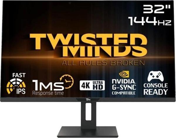 32 TM32DUI UHD 4K 144Hz 1MS HDMI DP GSYNC PS/XBOX RGB IPS GAMİNG MONİTÖR - Image 1