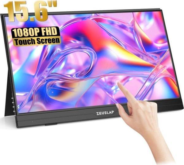 AT156 15.6'' 1920*1080 60Hz FHD ADS-IPS Panel Type-C, Dokunmatik Taşınılabilir Monitör - Image 1
