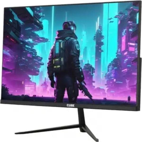 23.8 CUBE PF-24V165F VA 1MS 165HZ HDMI DP USB FHD 1920X1080 FREESYNC VESA RGB SIYAH GAMING - Image 1