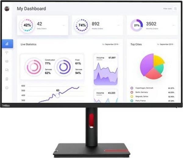 Lenovo T32P-30 63D2GAR1TK 31.5 Dp+Hdmı+Usb-C 4x - Image 1