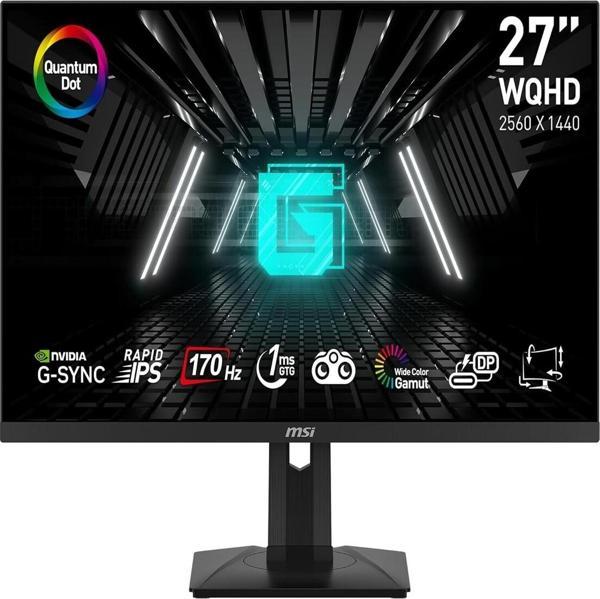 MSI 27'' G274QPF QD Flat IPS 2560X1440 (WQHD) 16:9 170HZ 1MS Gaming Monitor - Image 1