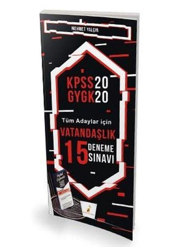 2020 KPSS Genel Yetenek Genel Kültür Vatandaşlık 15 Deneme Sınavı-Tüm Adaylar İçin - Pelikan Yayınları - Image 1