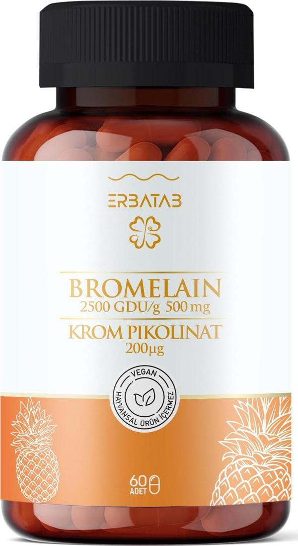 Erbatab Bromelain Krompikolinat 60 Kapsül - Image 1