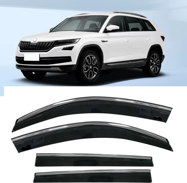 Skoda Kodiaq 2017+ Kromlu Cam Rüzgarlığı İthal - Image 1