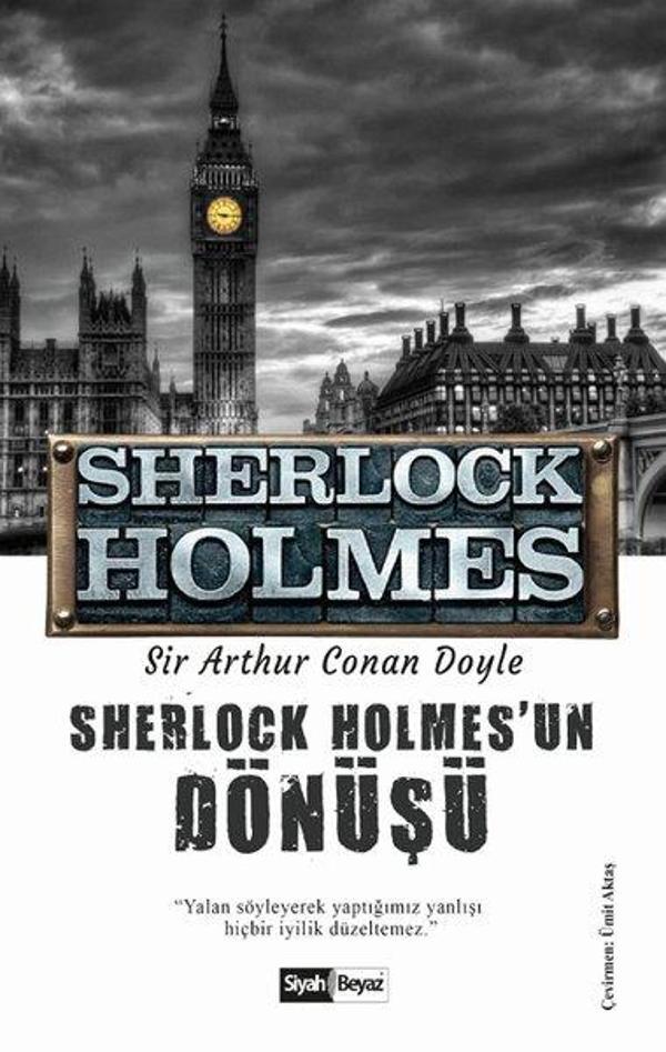 Sherlock Holmes - Sherlock Holmes'un Dönüşü - Siyah Beyaz - Image 1