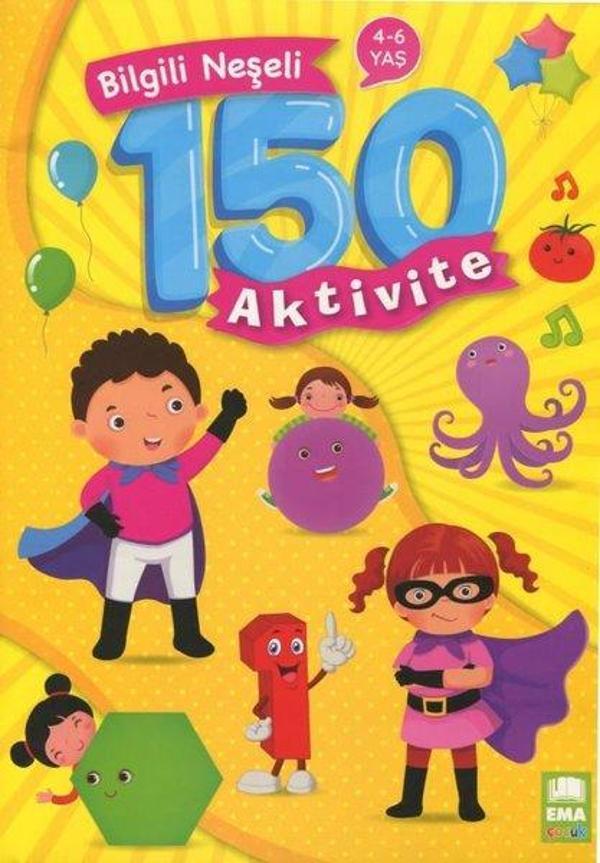 Bilgili Neşeli 150 Aktivite 4 - 6 Yaş - Ema Çocuk - Image 1